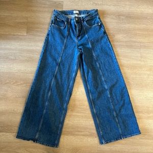 The Drop dark wash wide leg flare jeans size 29